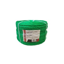 3-STRAND TWISTED ROPE GREEN 6mm x 200m 6GREEN200M  ΣΧΟΙΝΙ ΣΤΡΙΜΜΕΝΟ 3 ΚΛΩΝΩΝ ΠΡΑΣΙΝΟ 6mm x 200m 6GREEN200M 